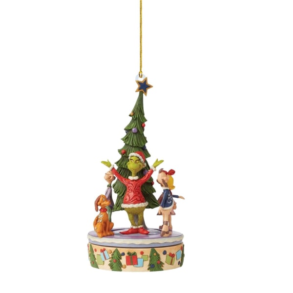 Christmas Grinch Ornaments Xmas Tree Hanged Figur Hänge Dekor A