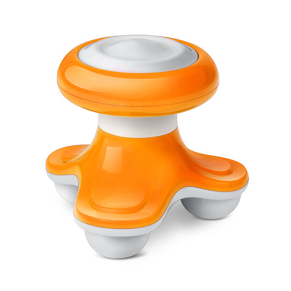 Elektrisk Mini Massager för Nacke, Axlar - Vågrörelse och Vibration för Avkoppling orange
