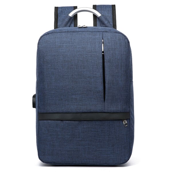 Herrväskor Student Enfärgad ryggsäck dragkedja Stor kapacitet Blue 4ee0 |  Blue | Fyndiq