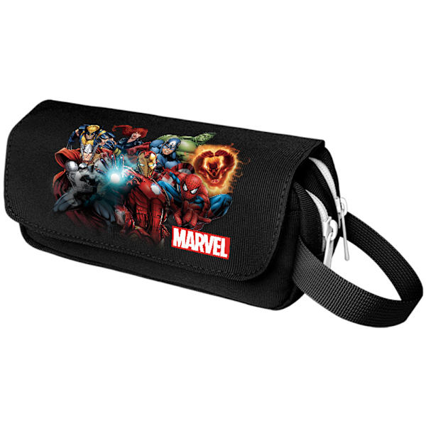 Kortholder Stor Kapasitet Marvel Superhelt Penal Penn Veske Pose Høy Oppbevaring Veske Ungdomsskole College Kontor Organizer D