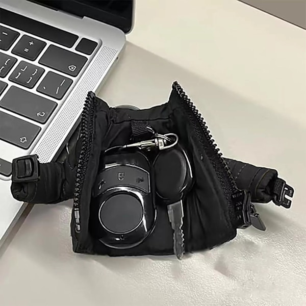 Mini untuvatakki avaimenperä lelut Mini takki riipus avaimenperä Ystävänpäivälahja Black