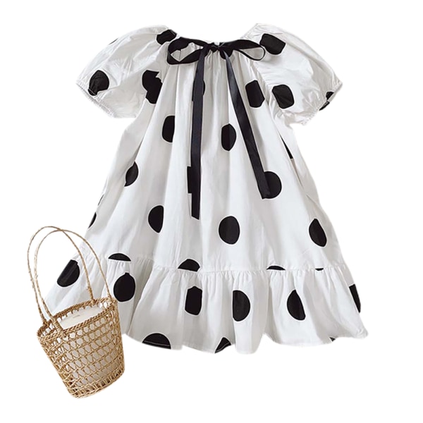 Barn Baby Flickor Prinsessa Ärmlös Tyll Tutu Klänning Blommig Bröllop Skater Klänning 130cm