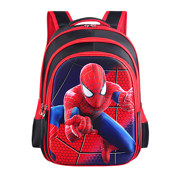 Rygsæk til småbørn, skolesæk til studerende, vandtæt og let Spider-man -B
