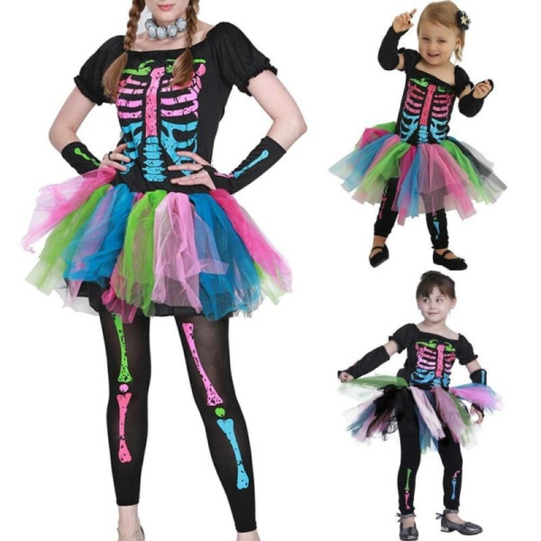 Halloween barn vuxen dräkt Cosplay prestanda kläder Adults M