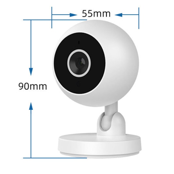Trådlös kamera 1080p Night Vision Wifi Web Videoövervakning
