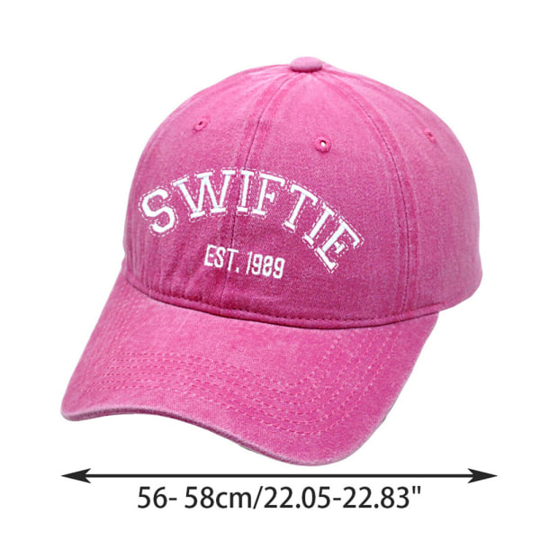 Unisex Taylor Swift 1989 Baseballkeps med hästsvans och knut, Snapback Trucker Hat White