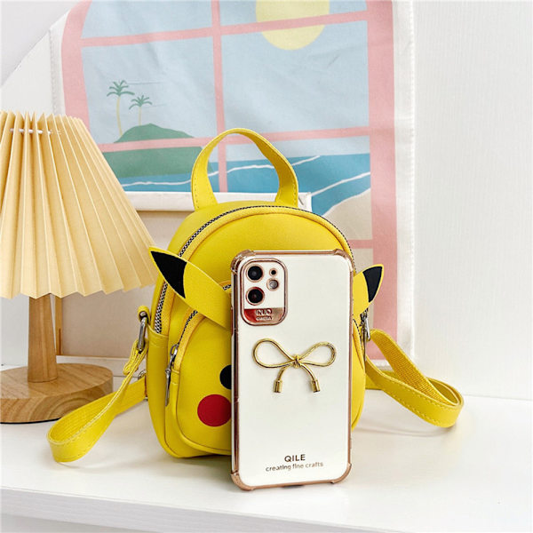 Junior Ryggsäck Pikachu Söt Cartoon Crossbody Väska Axelväska