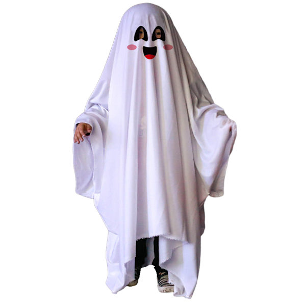 Halloween Aaveasu Valkoinen Pelottava Viitta Karkki vai kepponen B M