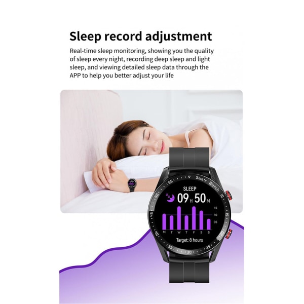 Smart Watch Vattentät Smartwatch Bluetooth iPhone Samsung D