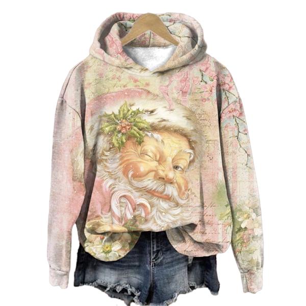 Jule sweatshirt til kvinder, mode gave, rund hals, hættetrøjer M