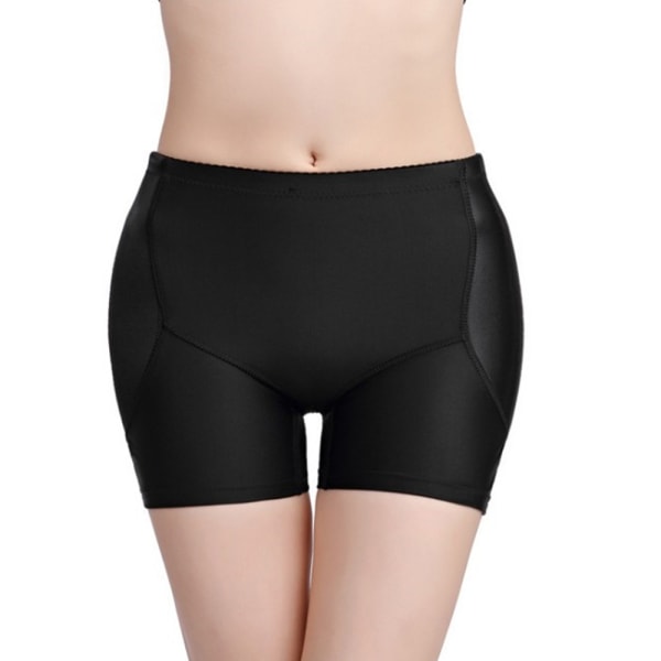 Dam Shapewear Shorts Butt Lifter Trosor Trosor Underkläder black XL