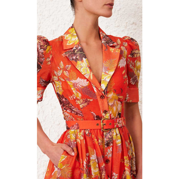 MATCHMAKER MIDI SKJORTEKJOLE XL