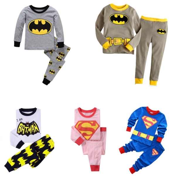 Child Spiderman Batman klädsatser Outfits blue 90 cm