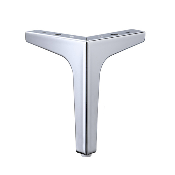 10/15/17cm Metal Møbel Sofaben Moderne Krom Trekanter Møbelfødder 4-pak Silver 17cm