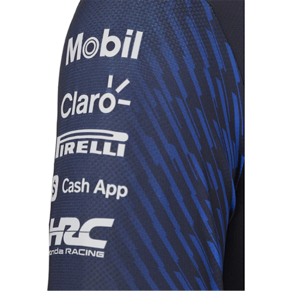 RED BULL RACING F1 Herr Polotröja Team T-shirt 2023 Blå Kortärmad M