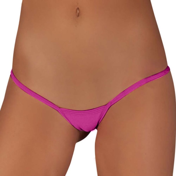 Kvinnors sexiga mini-string Micro G-string underkläder Pink XL