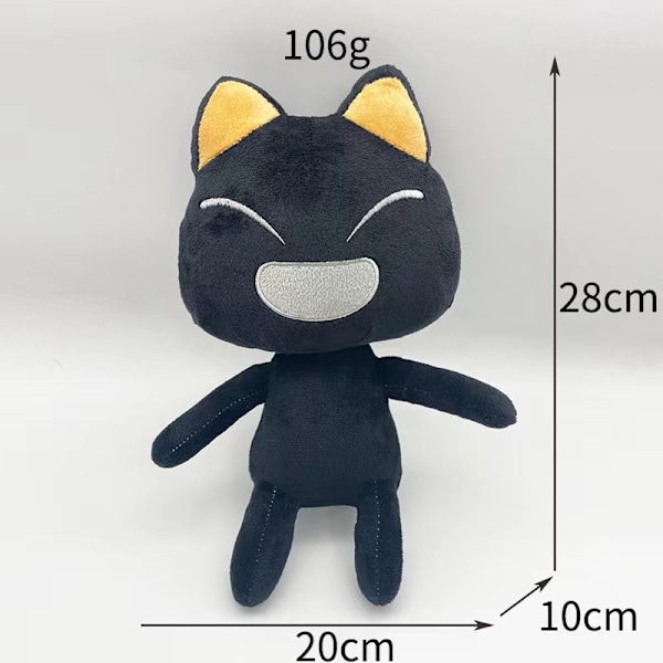 Inoue Toro Kattdjur Plyschleksaker Mjuka Gosedjur Dockor för Barn Pojkar Flickor B