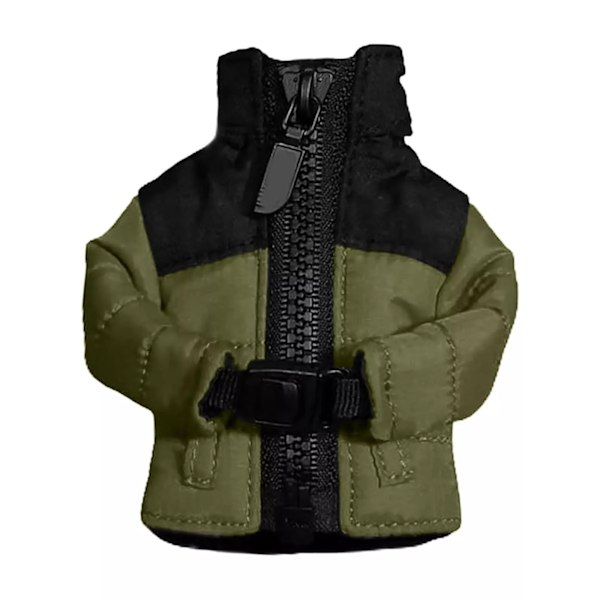 Mini untuvatakki avaimenperä lelut Mini takki riipus avaimenperä Ystävänpäivälahja Green