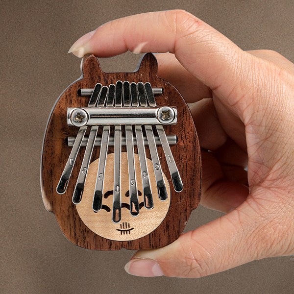 8 tangenter Kalimba Mini Thumb Piano Portable Finger Piano Play Songs