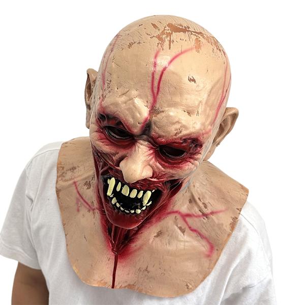 Halloween Maske Uhyggelig Zombie Maske Halloween Skræmmende Dekorationer Hel Hoved Voksen