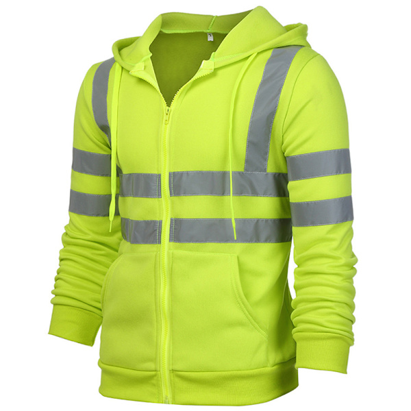 Hej Vis Säkerhetsväst Hög Synlighet Reflekterande Jacka # 2 Green 2XL