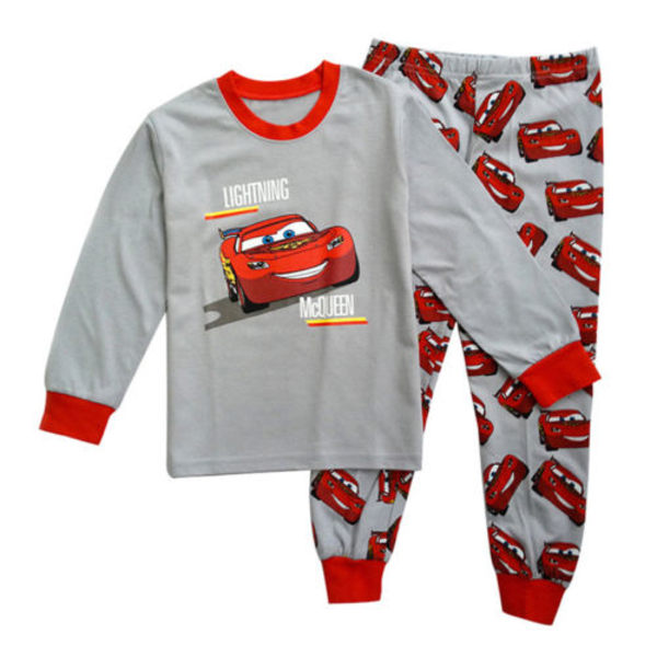 Pojkar tecknade McQueen pyjamas kläder kläder som nattkläder 100