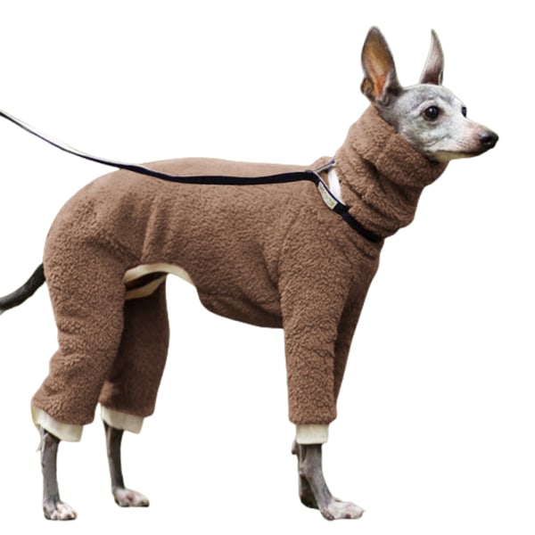 Long Legs Hotterdog Hundtäcken Plysch Stilfull Varm Mysig Vinter brown XL