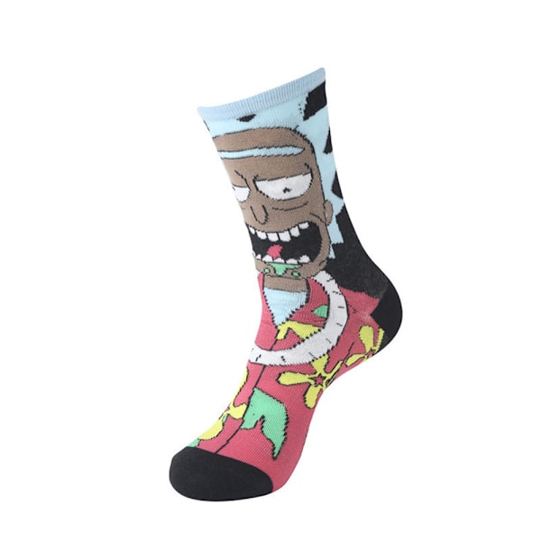1 Par Rick and Morty Mr. Meeseek's Mönster Herr Crew Socks B