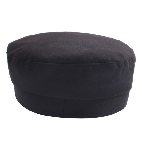 Båtskapten Män Sailor Hat Cap Flat Soldat Utomhus Grey