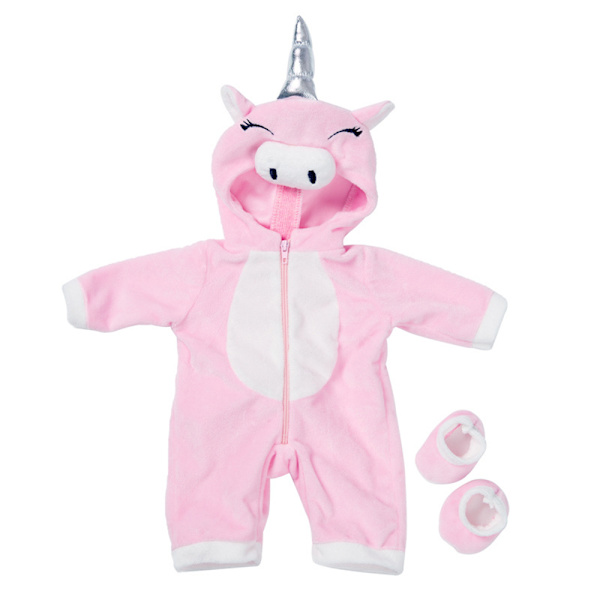 Dockkläder Jumpsuits för 18 Tums Babygåva, med Strumpor #3
