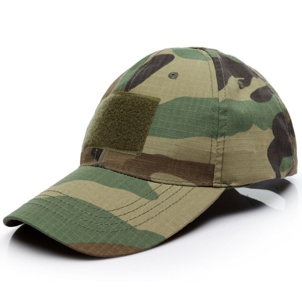 Män Camo Tactical Operator Baseball Hat Outdoor Peaked Cap Army Green - Camo
