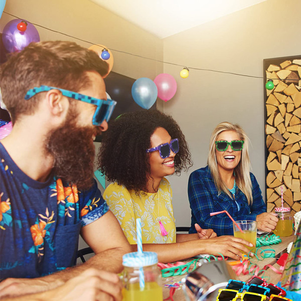 Minecraft Solglasögonfest gynnar Glasögonfest för barn, vuxna blue