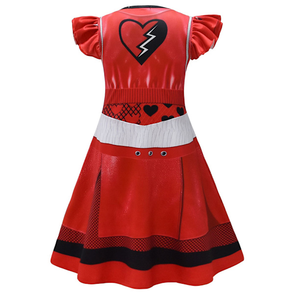 Tyttöjen Descendants 4 -asu Prinsessa Halloween-asu Mekko Juhlat Hieno hame Syntymäpäivälahjat 120cm