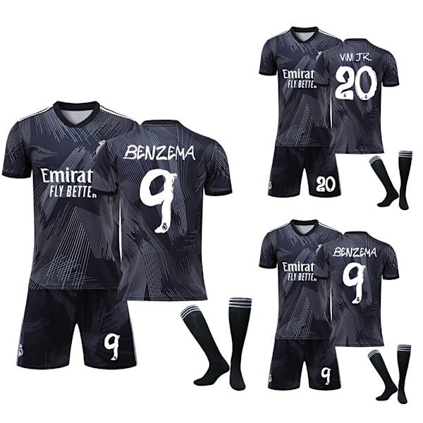 Pojkar Fotboll Real Madrid 120-årsjubileum Y3 Gemensam Tröja 9 22#