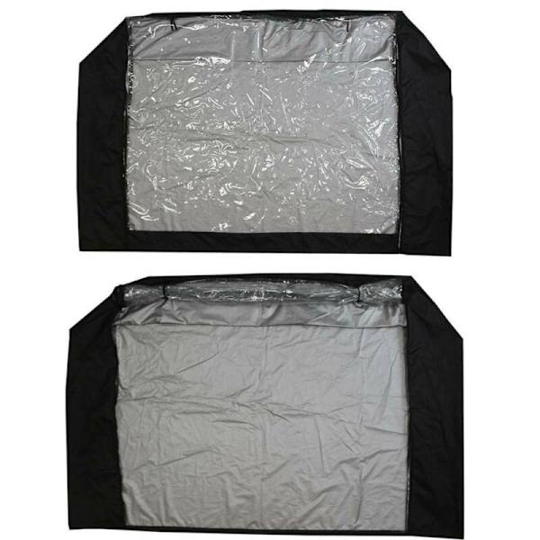 Kaninhusöverdrag Väder Regntätt Kraftigt Marsvin Black 122*50*105cm