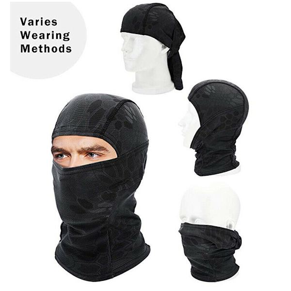 Army Camo Taktisk Jagt Balaclava Maske Udendørs #3
