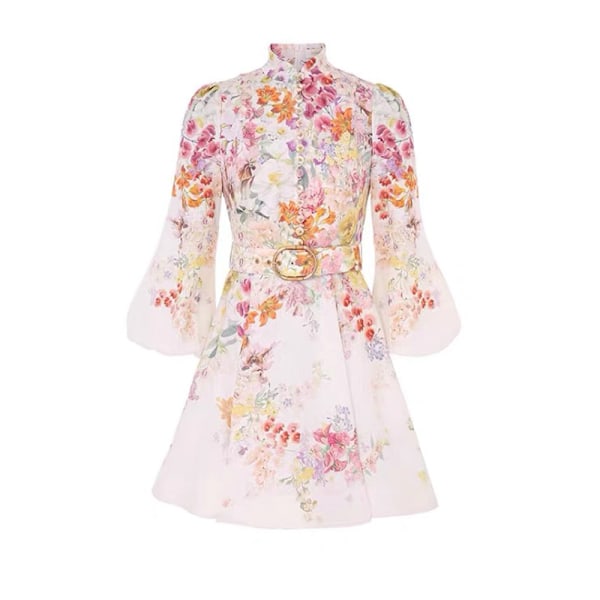 NATURA MINI KJOL MED KNAPPER L