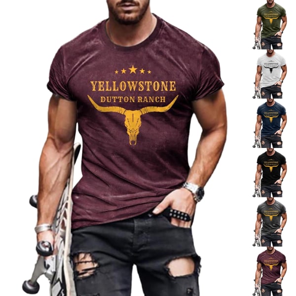 Herr Gym Träning Tank Top Tryckt T-shirt Stringer Fitness Kortärmad T-shirt Grey XL