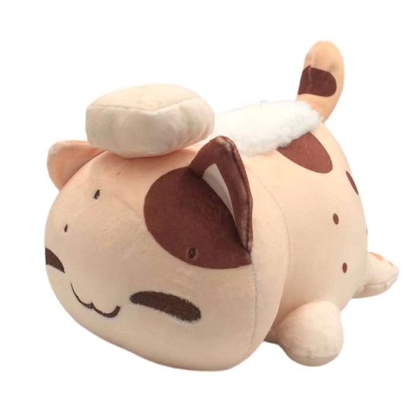 Meemeows Food Aphmau Kattdocka Plushie Leksak Söt Donut Fylld Bread Cat
