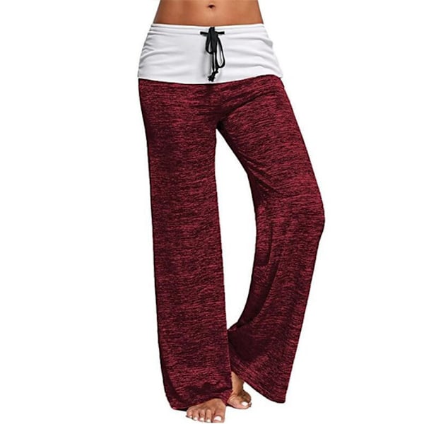 Dam Pyjamasbyxor Loungebyxor Nattbyxor red L