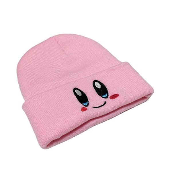 Vuxen Kirby Stickad Mössa Beanie Vinter Utomhus Keps Julgåva