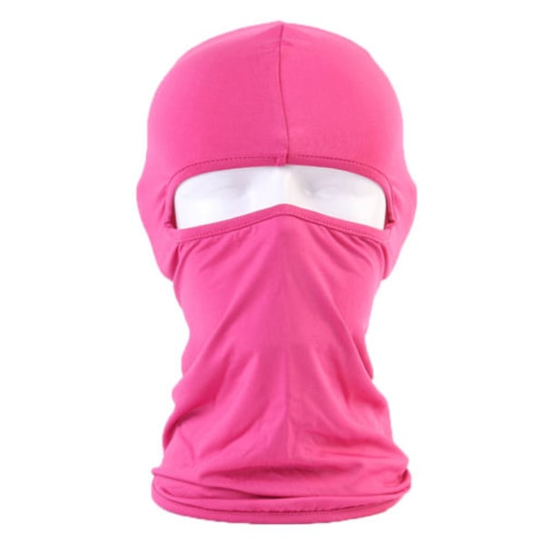 Herr Dam Enkel Balaclava Hel Mössa Utomhus Motorcykel Åkning Huvudskydd Rose Red