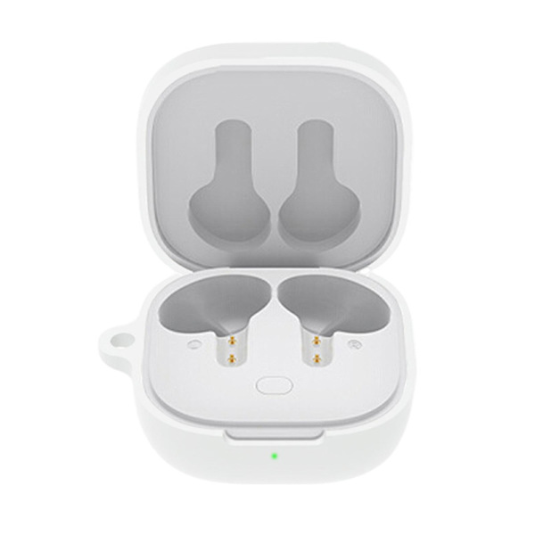 Hörlurar Silikonfodral Öronproppar Laddningsbox Skyddande Skal För Qcy T13 White