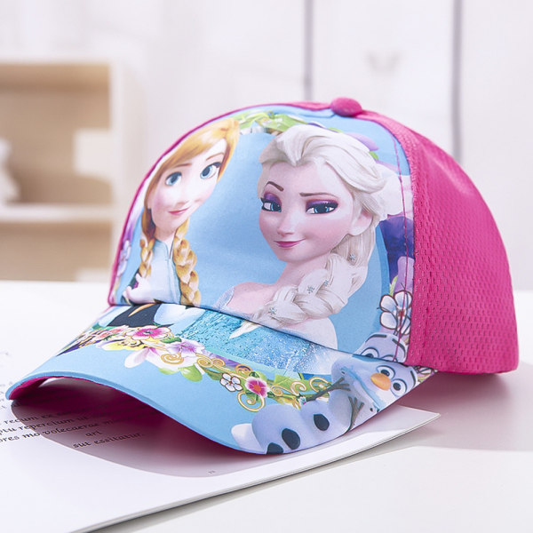 Mesh Baseball Solhatt Snapback Trucker Hat Barn Flicka Pojk Present Frozen #1