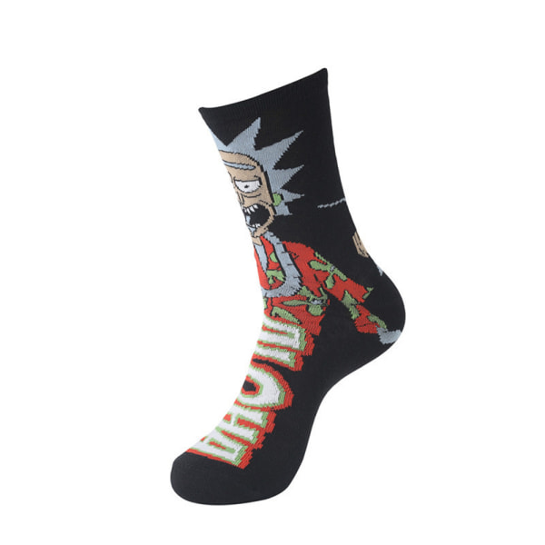 1 Par Rick and Morty Mr. Meeseek's Mönster Herr Crew Socks D