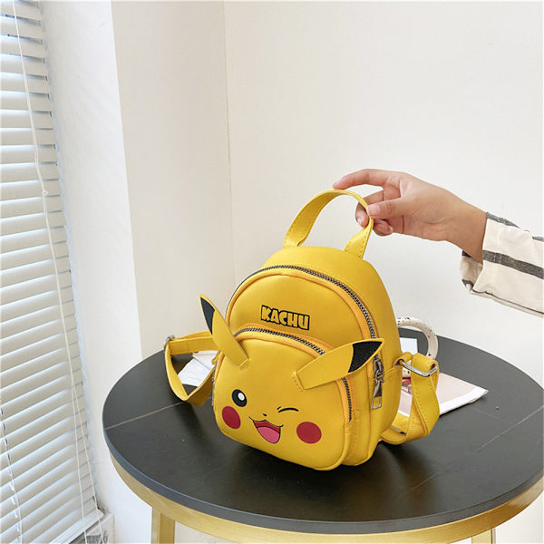 Junior Ryggsäck Pikachu Söt Cartoon Crossbody Väska Axelväska