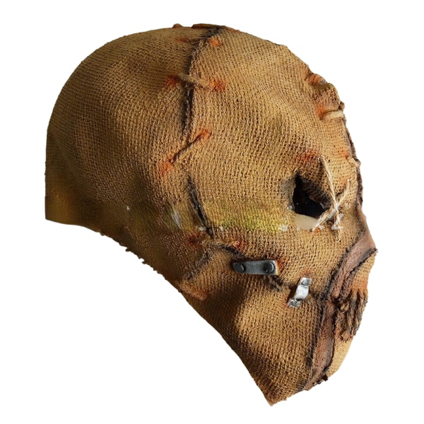 Halloweenfest Skrämmande säck Skelettmask Latex Skräckdräkt