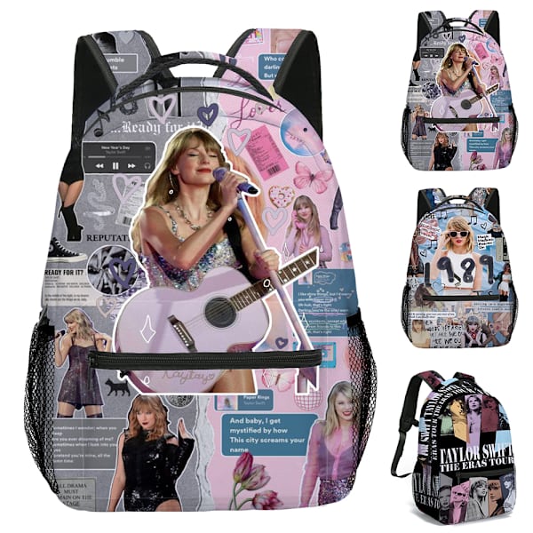 Taylor Swift Ryggsäck Primär och Sekundär Tillbaka till Skolan Barn Student Axlar Väska Resa Ryggsäck #3