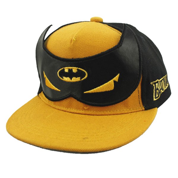 Batman Baseball Hat Barnkepsar Justerbara solhattar Yellow