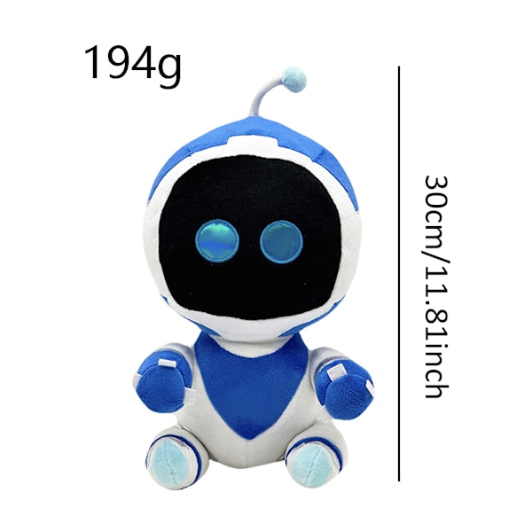 Astro Bot Plushies Dockor Mjuk & Gosig Astro Bot Fylld Plyschleksak, Samlarfigur, Astro Bot Gosig Leksak Jul- och Födelsedagspresenter för Pojkar och Flickor